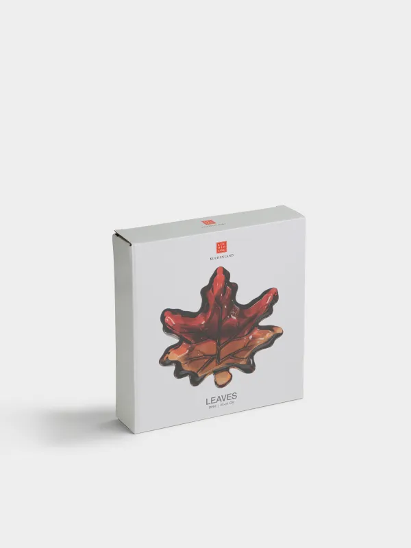 Блюдо, 23х21 см, Кленовый лист, Leaves, image-4