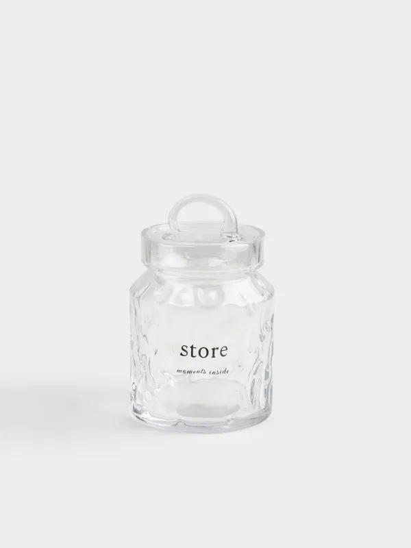 Банка для сыпучих продуктов, Clear font, image-0