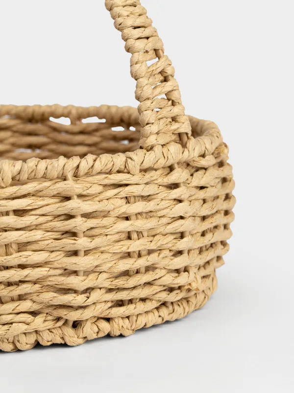 Корзина для хранения, 17х21 см, с ручкой, Braided, image-3
