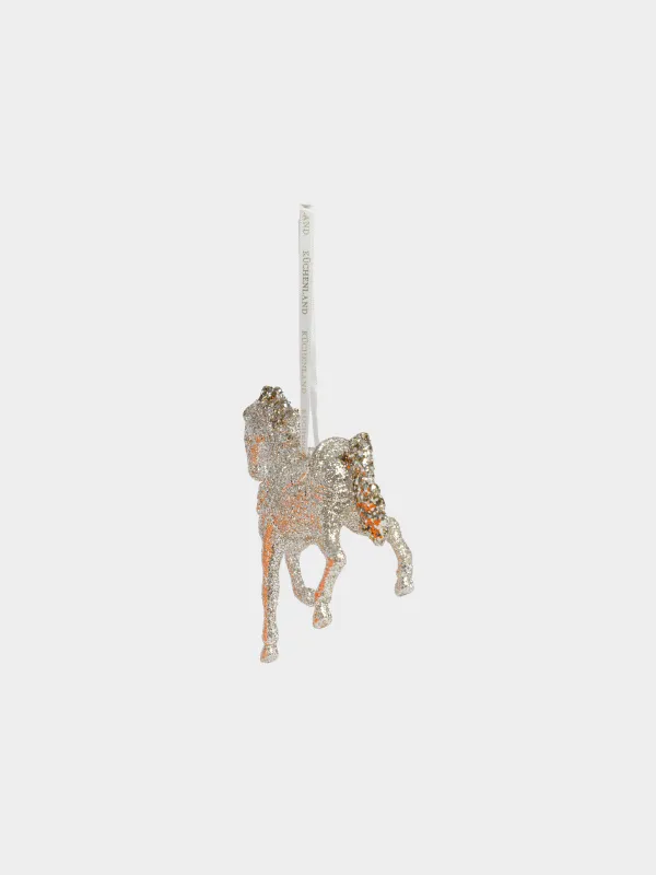 Игрушка елочная, 13х10 см, Лошадка, Figure sparkle, image-1