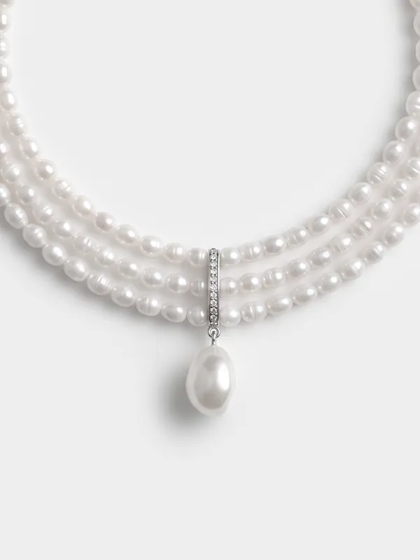 Чокер, Бусины, Pearl, image-1