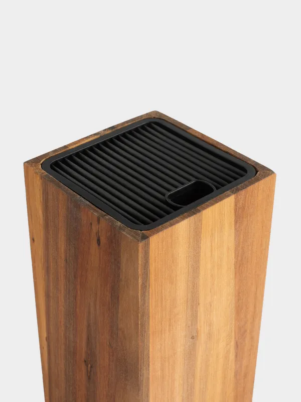 Подставка для ножей, 23 см, универсальная, дерево/пластик, Noble tree, image-4