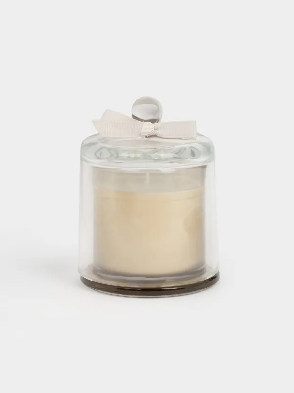 Свеча ароматическая, 11 см, в подсвечнике, с крышкой, стекло, Sandalwood meditation, Esthetic, image-0