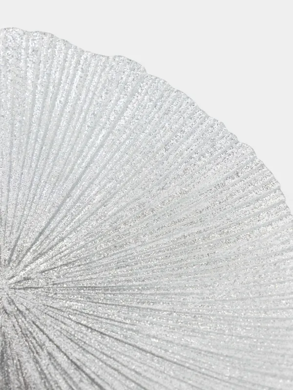 Тарелка закусочная, 21 см, стекло, серебристо-серая, Angle, image-3