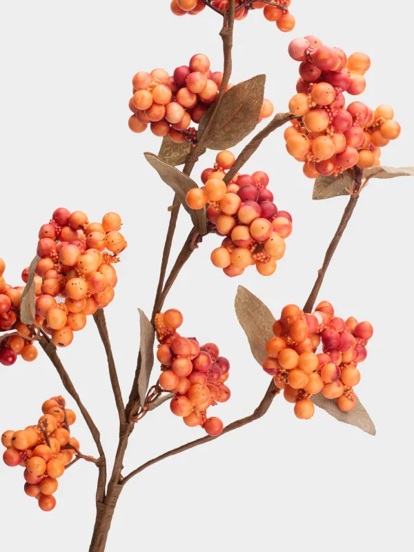 Ветка декоративная, 70 см, Рябина, Fruit decor, image-2