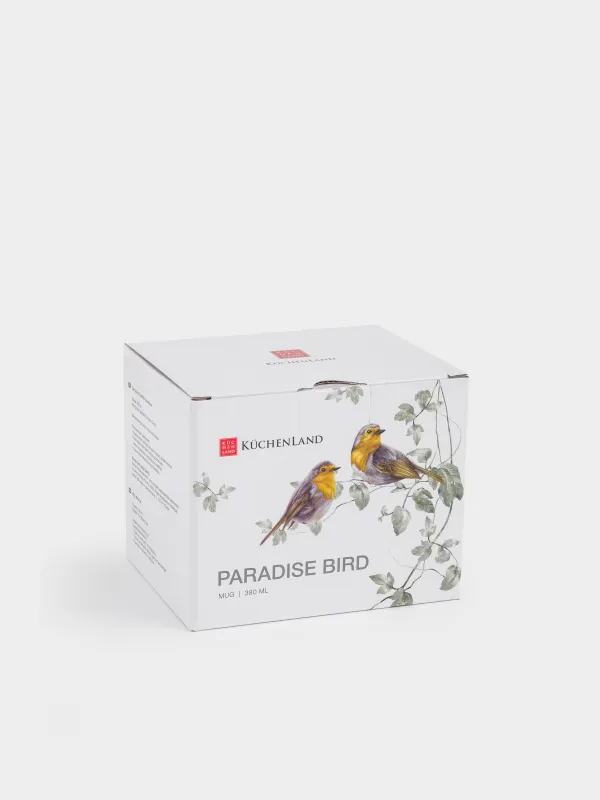 Кружка, 380 мл, Расписной малюр, Paradise bird, image-2