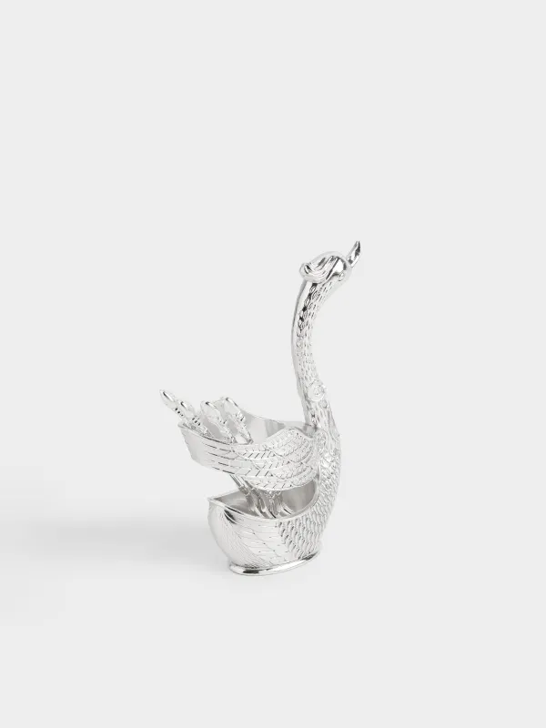 Ложка десертная, 12 см, 4 шт, в подставке, сталь, Лебедь, Swan, image-6