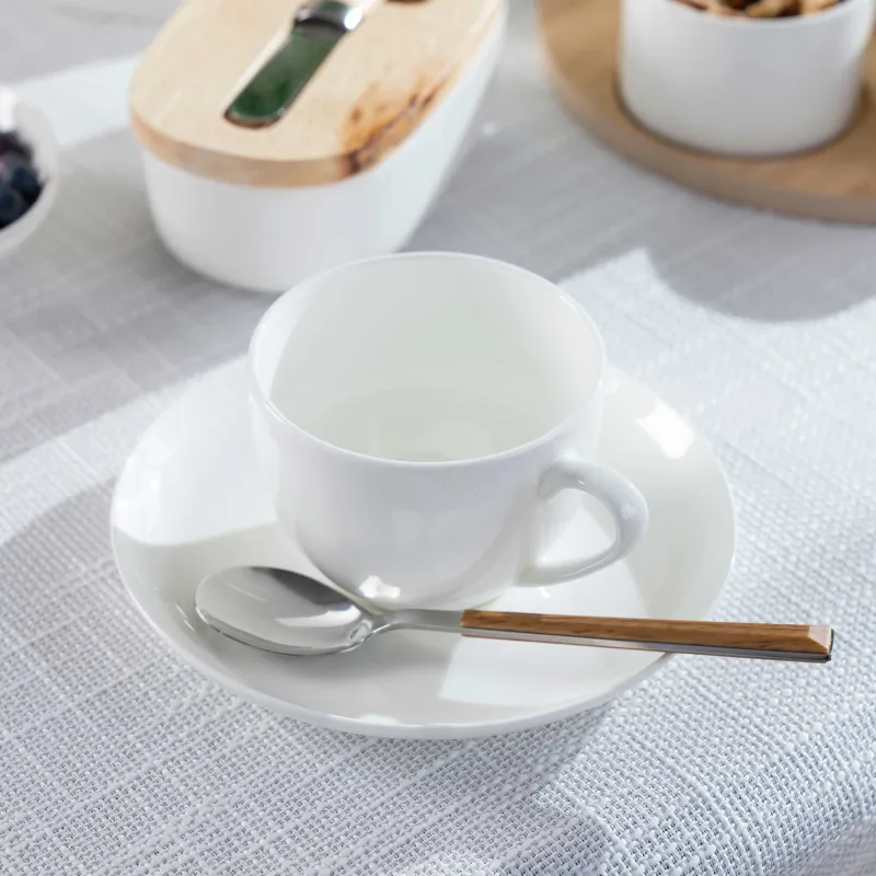 Ложка чайная, 2 шт, сталь/пластик, коричневая, Oslo, image-2