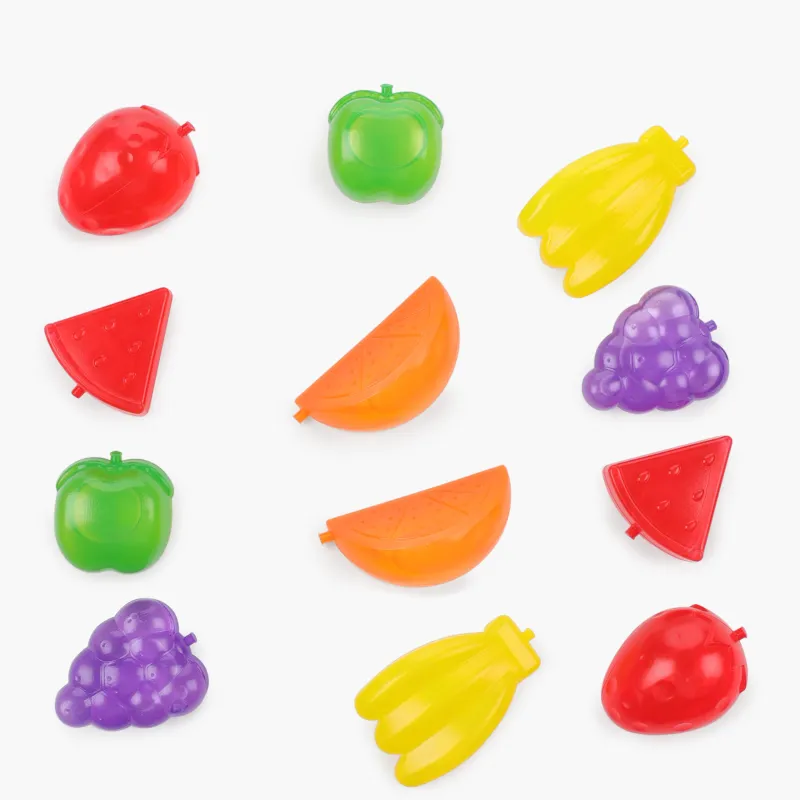 Набор кубиков для охлаждения напитков, 12 шт, пластик, Фрукты, Cool party, image-0