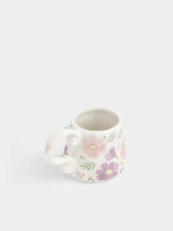 Кружка, 420 мл, Цветы, Crumple flower, image-1