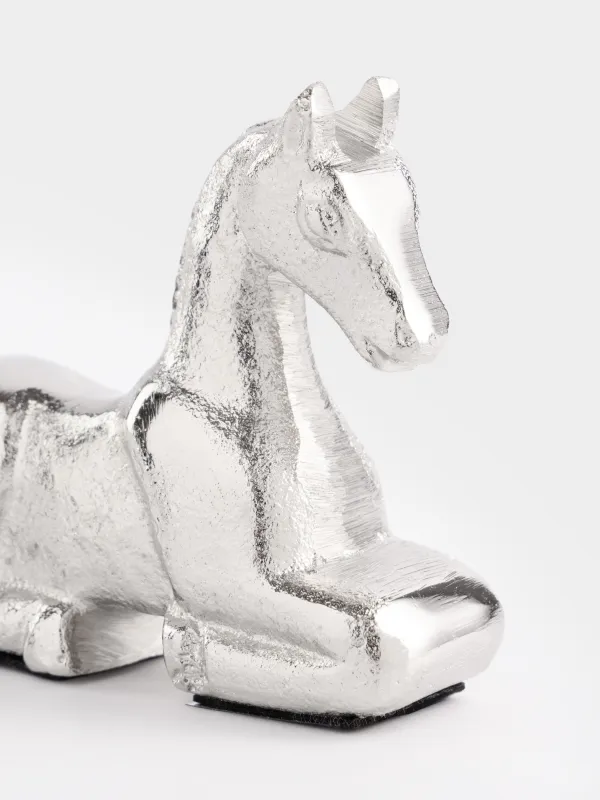 Статуэтка, 13 см, Конь, Horse silver, image-2