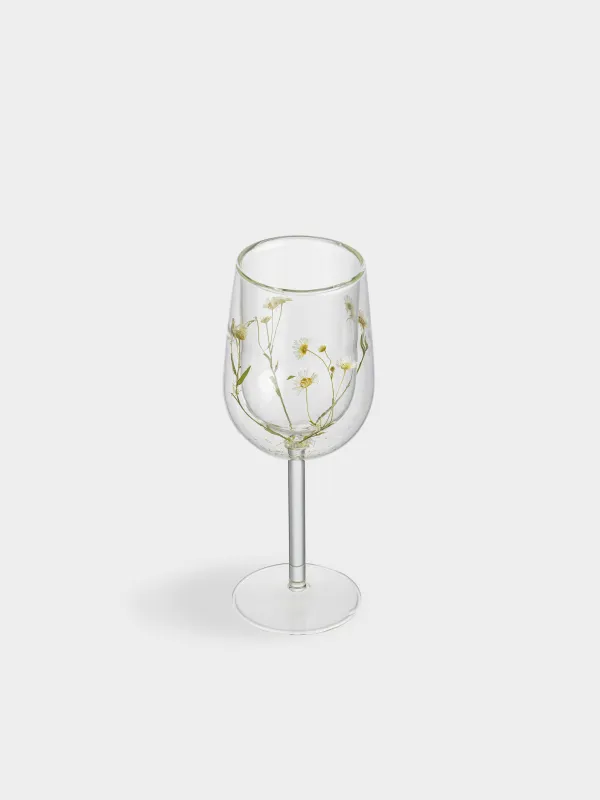 Бокал для вина, 260 мл, стекло Б, с сухоцветами внутри, Air decor, image-2