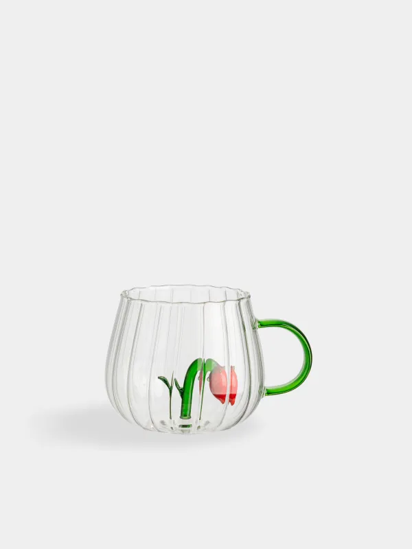 Кружка, 400 мл, Клубника, Camellia decor, image-0
