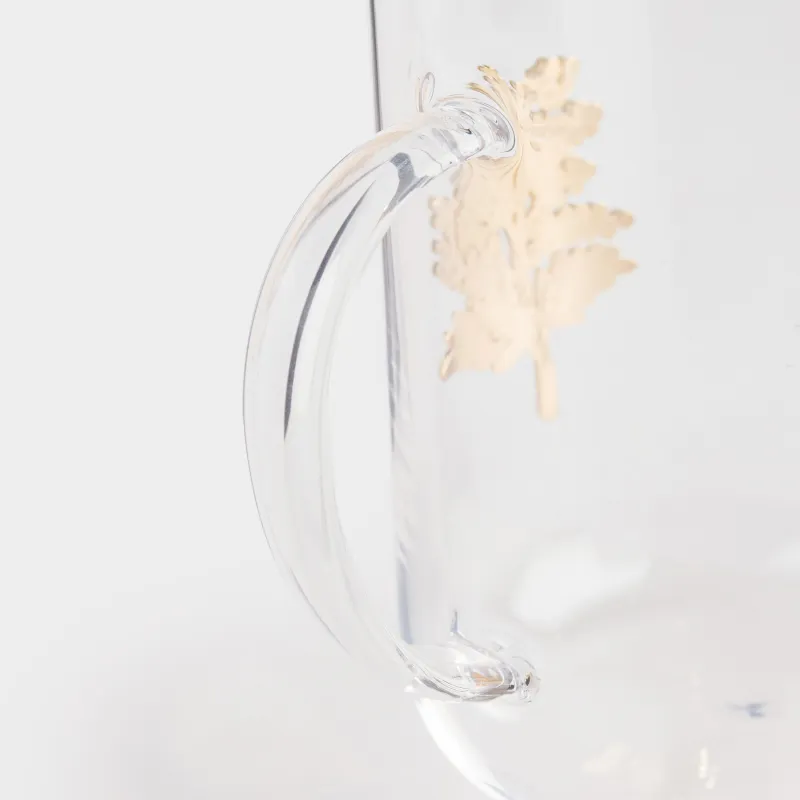 Кружка, 450 мл, стекло Б/металл, Мимоза, Lux elements, image-2