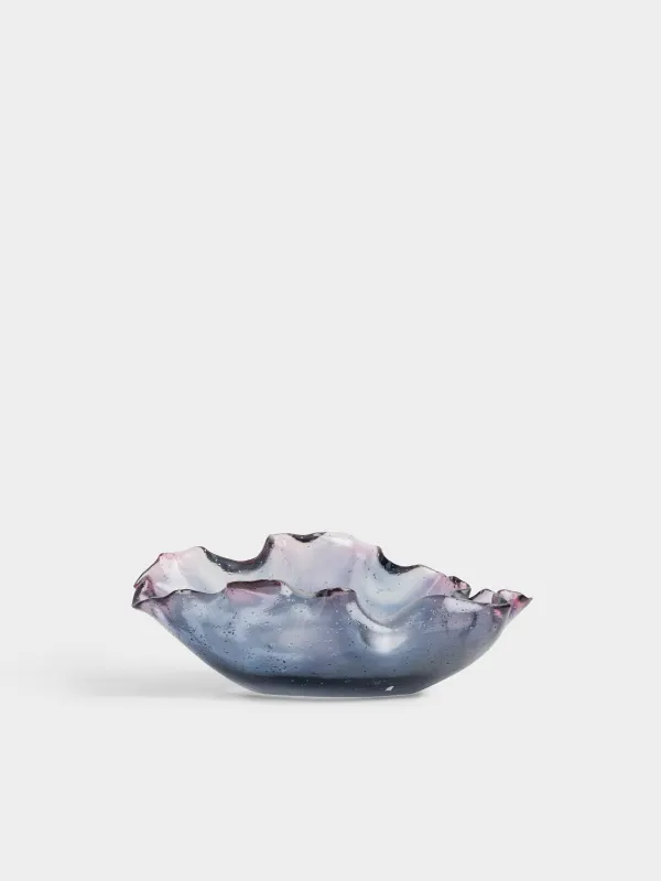 Блюдо декоративное, 33x23 см, Изгибы, Coral, image-1