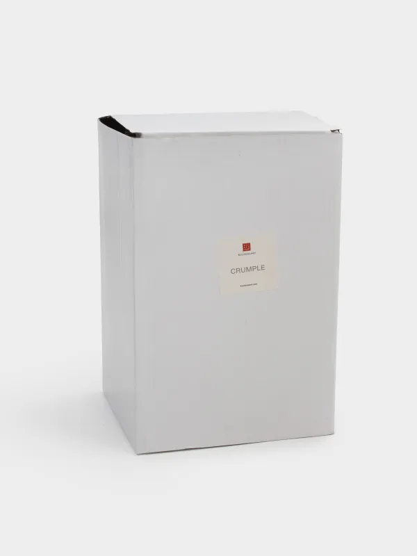 Ваза для цветов, 26 см, керамика, белая, Изгибы, Crumple, image-4