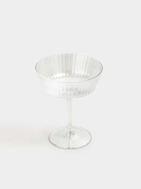 Бокал-креманка для шампанского, 230 мл, стекло Р, перламутр, Ribby polar, image-1