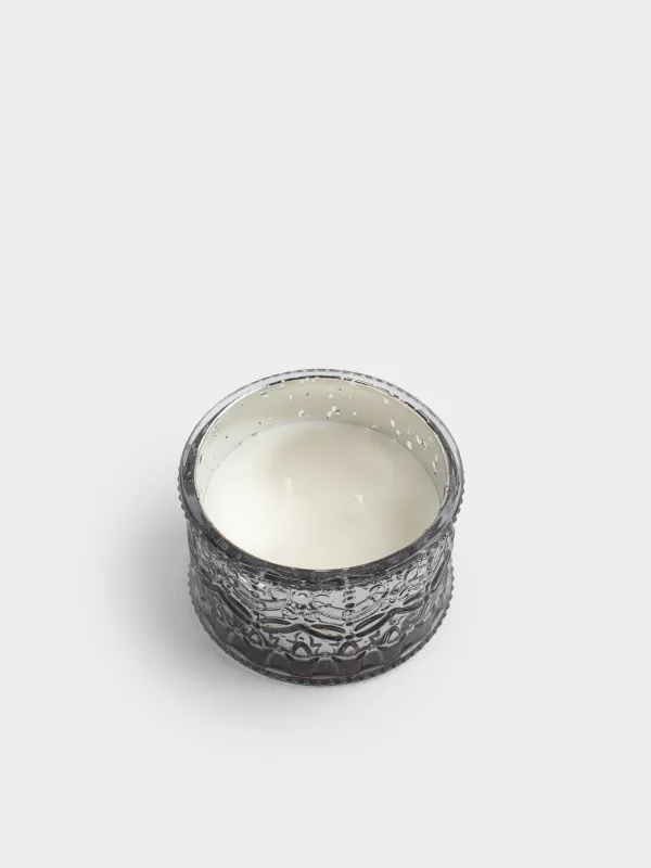 Свеча ароматическая, 10х11 см, в подсвечнике, Rural Baroque, Silver style, image-2