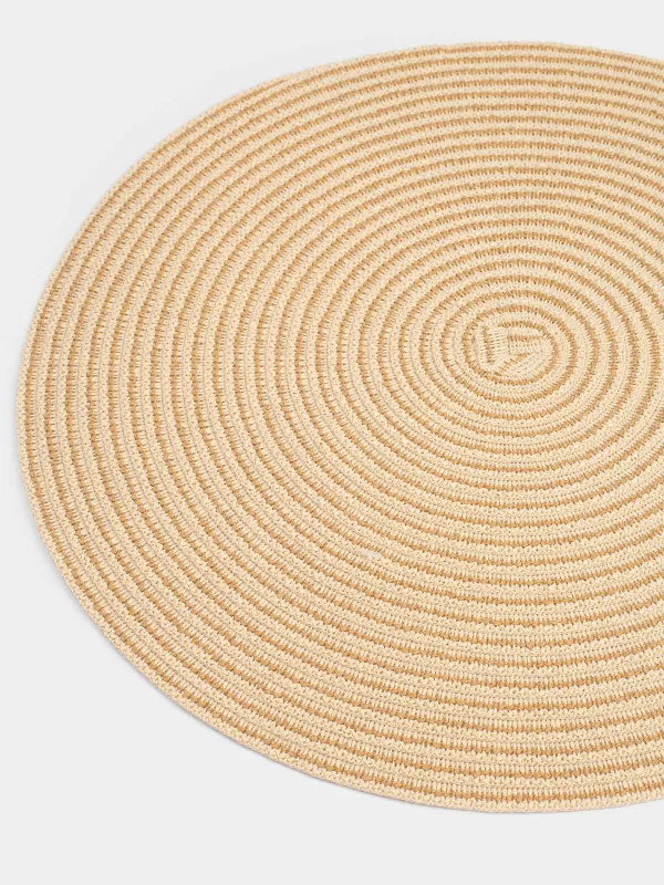 Салфетка под приборы, 38 см, из целлюлозы, Straw, image-2