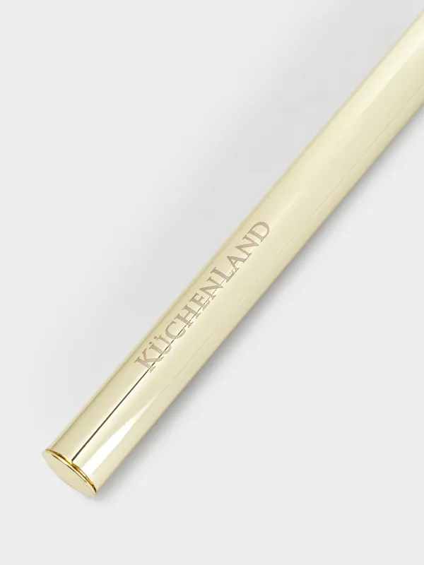 Лопатка-шпатель, 31 см, силикон/сталь, молочно-золотистая, Кролик, Natural Easter, image-2