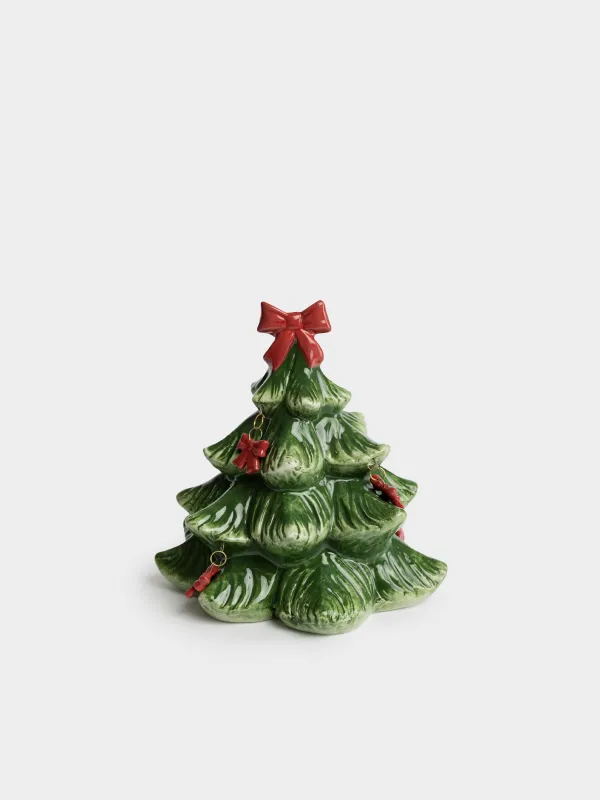 Статуэтка, 15 см, с подвесками, Елка с бантами, Christmas traditions, image-0