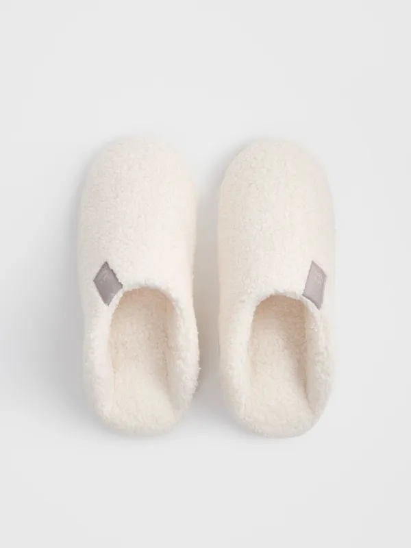 Тапочки домашние, молочные, Plush mild, image-1