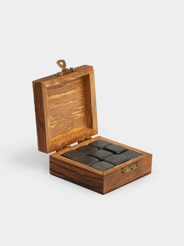 Набор кубиков для охлаждения напитков, 10 пр, в коробке, базальт, Bar, image-0