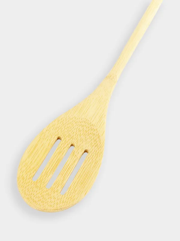 Набор кухонных принадлежностей, 2 пр, лопатка/шумовка, бамбук, Bamboo, image-2