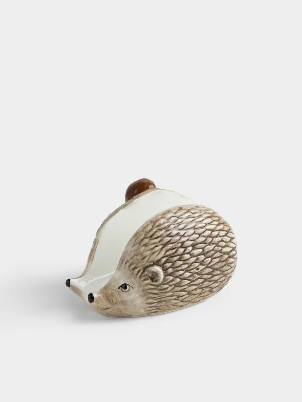 Салфетница, 14 см, Еж с грибом, Hedgehog, image-2
