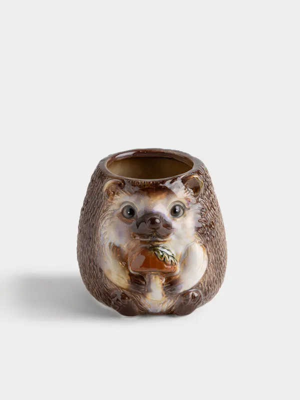 Подставка для кухонных принадлежностей, 15 см, Еж с грибом, Hedgehog, image-0