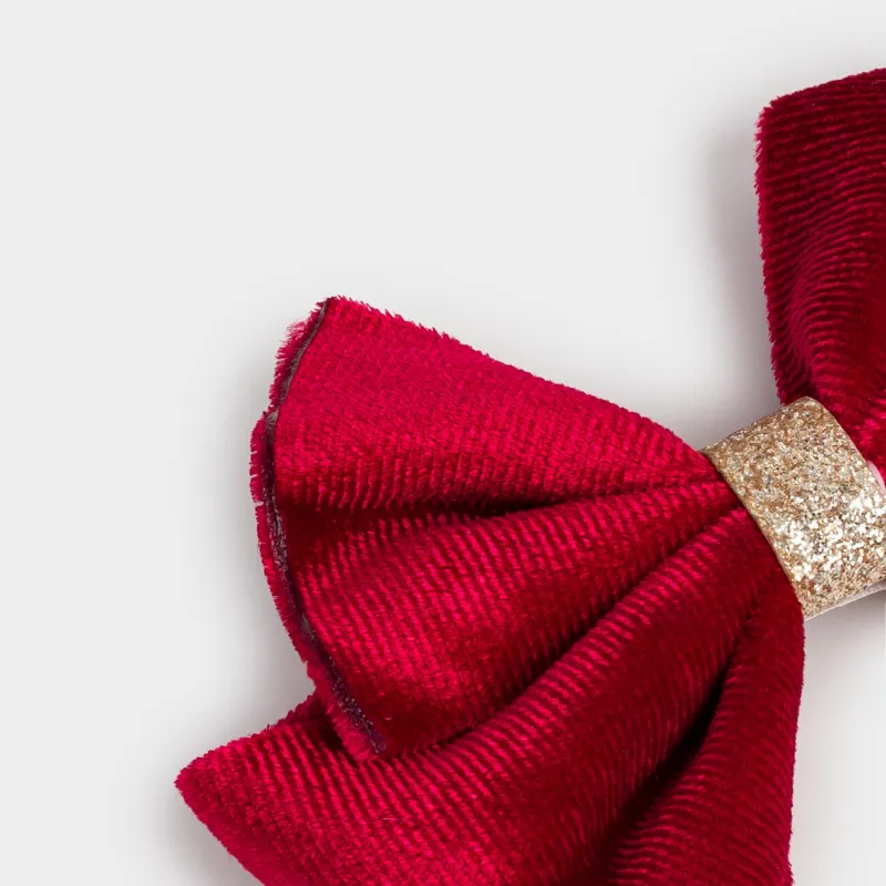 Заколка для волос, 10 см, полиэстер, красный, Бант, Hairstyle, image-2