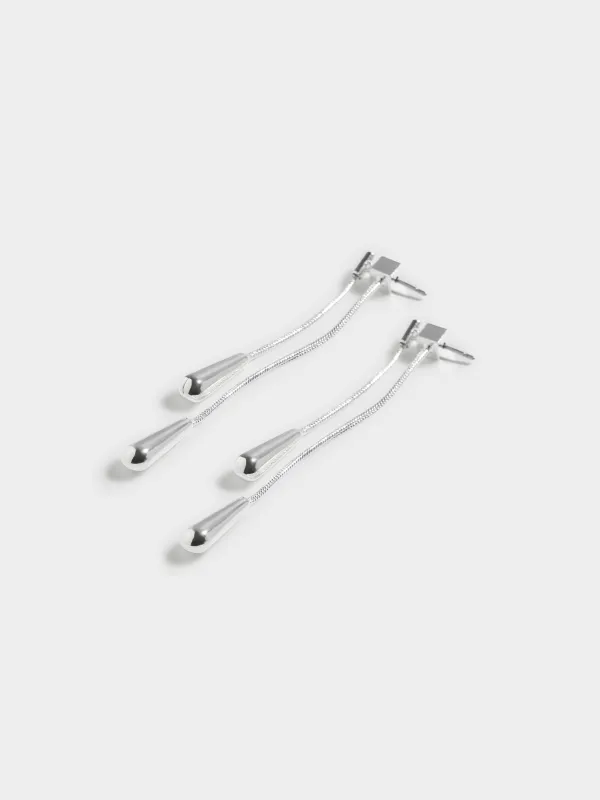 Серьги-пусеты, 2 шт, Капли, Jewelry, image-2