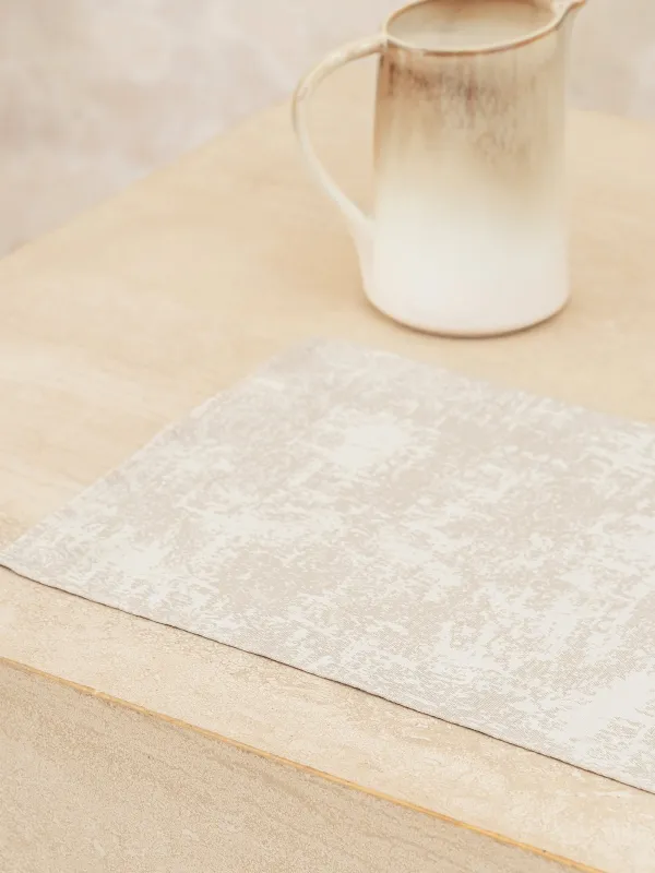 Салфетка под приборы, 30х45 см, полиэстер, прямоугольная, бежевая, Jacquard, image-5