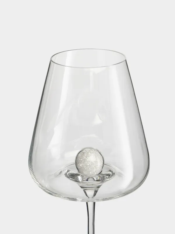 Бокал для красного вина, 2 шт, Шар с кристаллами, Sorento spherical, image-1