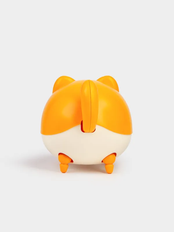 Игрушка, 14х8 см, заводная, пластик, коричневая, Собака с косточкой, Game, image-2