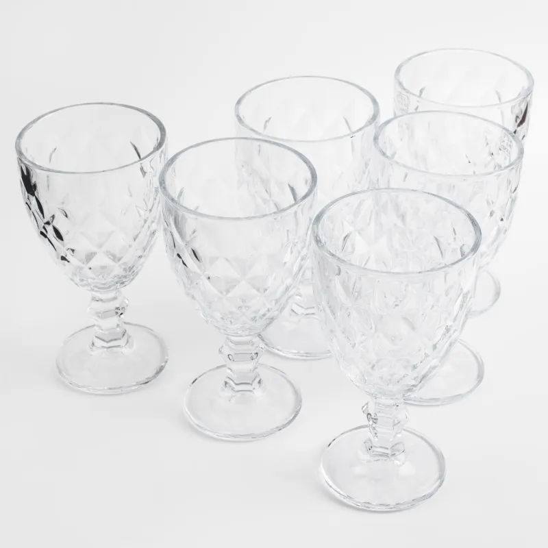 Бокал-кубок для вина, 360 мл, 6 шт, стекло Р, Rhomb, image-2