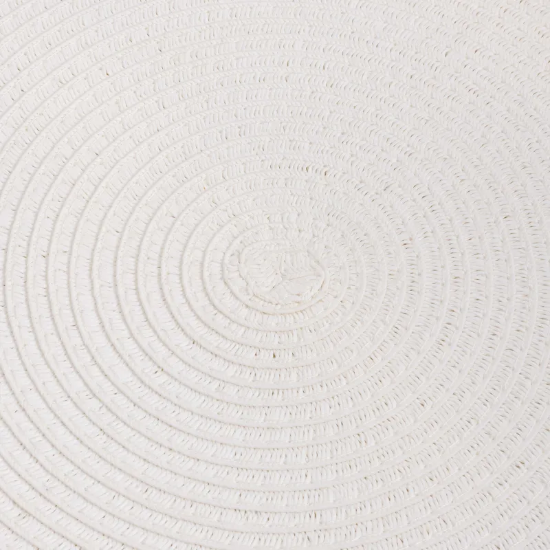 Салфетка под приборы, 38 см, целлюлоза, круглая, белая, Straw, image-2