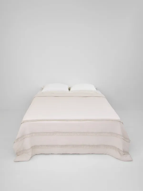 Покрывало, 220х240 см, стеганое, с бахромой, Stitch, image-4