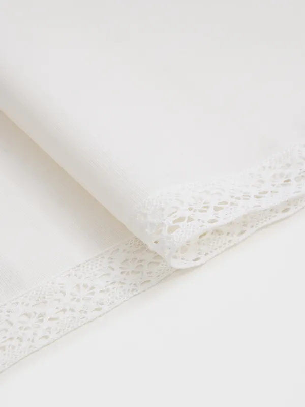 Дорожка настольная, 40х160 см, водоотталкивающая, Кружево, Comely lace, image-1