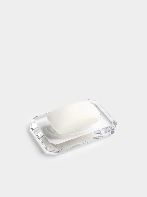 Мыльница, 12х8 см, Грани, Shower Crystal Glance, image-4