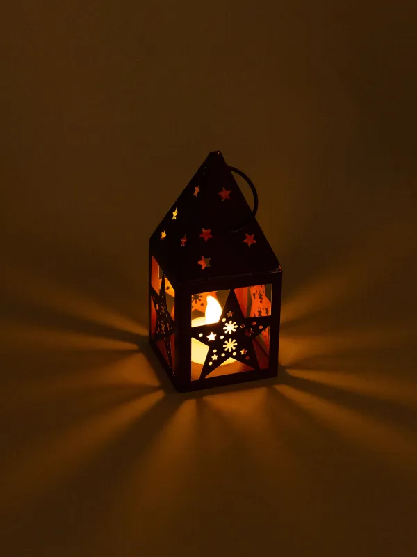 Светильник декоративный, 6х13 см, с подсветкой, Фонарь, Color style, image-5