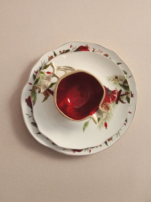 Скатерть, 160х160 см, Гранаты на ветках, Christmas miracle, image-4