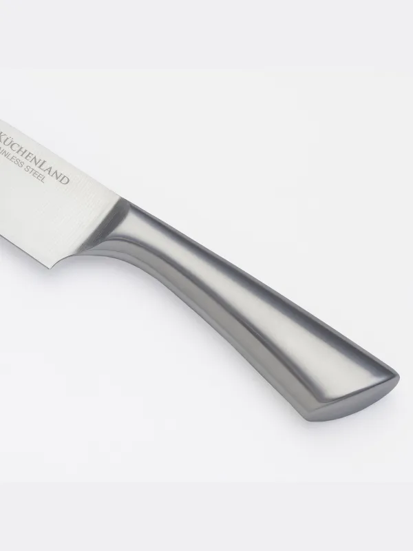 Набор ножей, 6 пр, в подставке, с овощечисткой/ножницами, сталь/пластик, Pascale, image-4