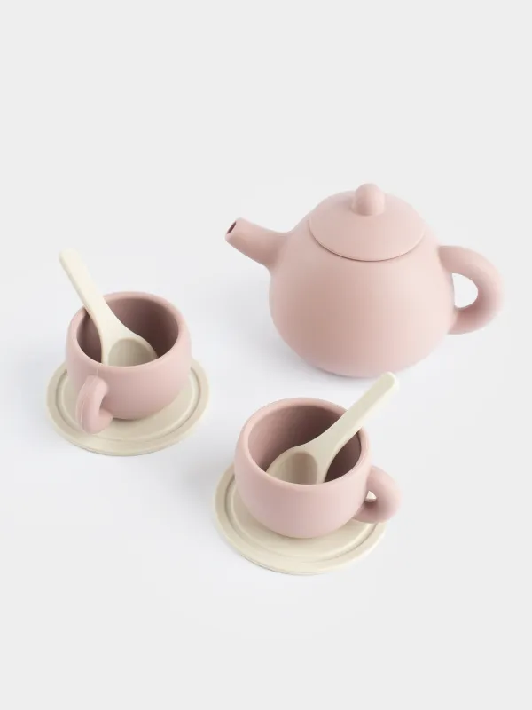 Набор игровой, 7 предметов, Чайный сервиз, Kiddy, image-2