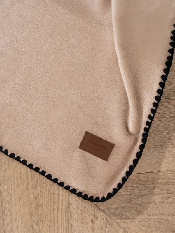 Плед, 140х190 см, фланель, песочный, Flannel, image-5