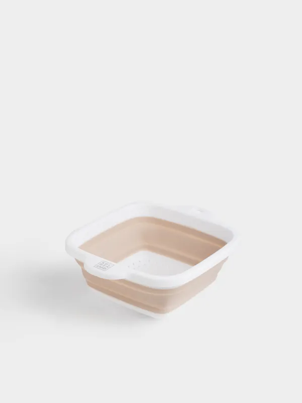 Дуршлаг, бежевый, Foldaway, image-1