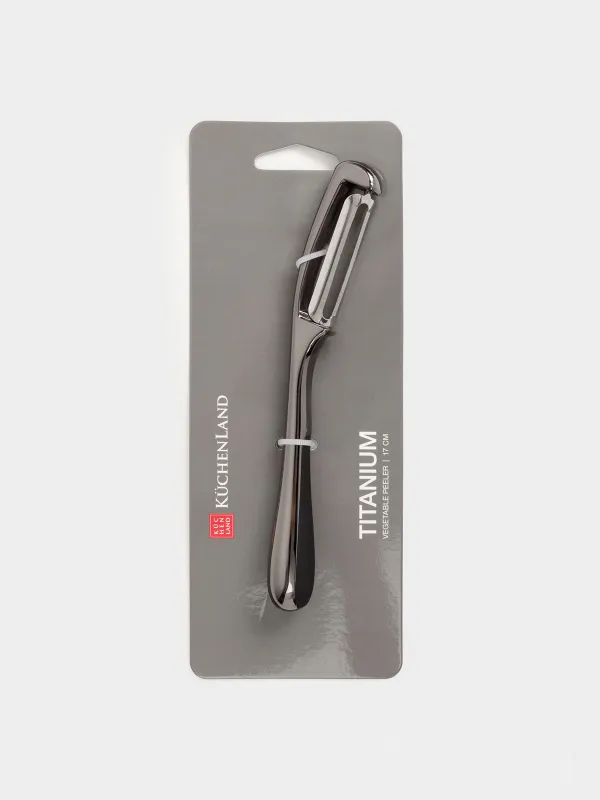 Овощечистка, 17 см, металл/пластик, темно-серая, Titanium, image-7