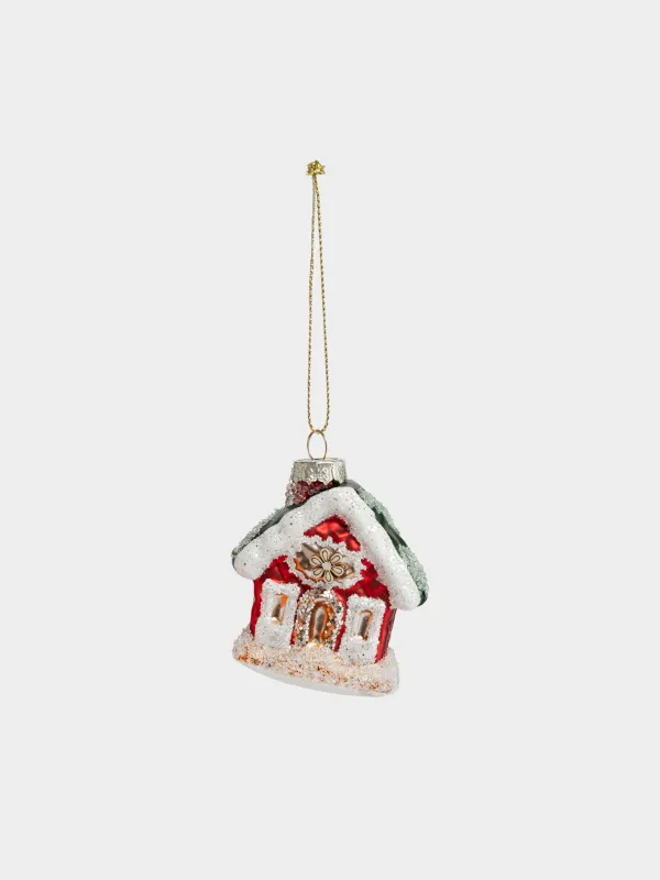 Игрушка елочная, 8 см, Домик, Figure christmas, image-0