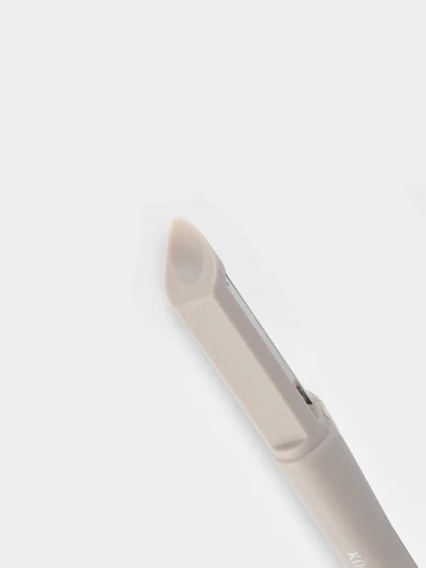 Овощечистка, 18 см, сталь/пластик, серо-коричневая, Regular, image-5