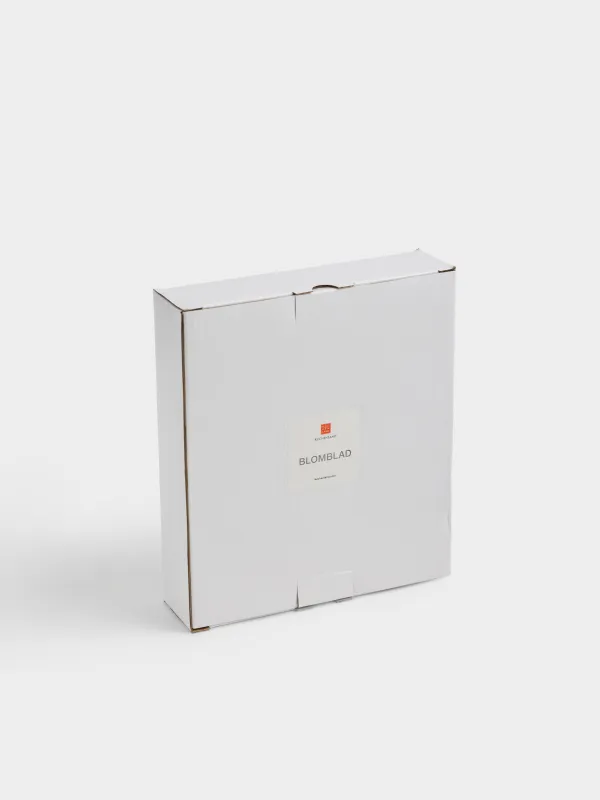 Тарелка суповая, 21х17х4 см, 700 мл, фарфор P, белая, Лепесток, Blomblad, image-5